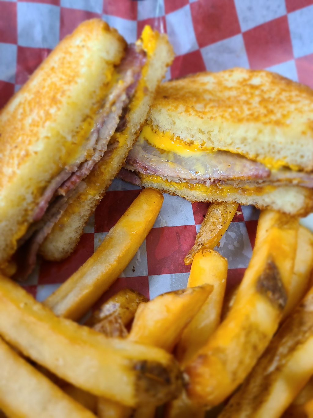 Beef Brisket Grilled Cheese