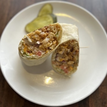 From the Grill – Southwest Shrimp Wrap