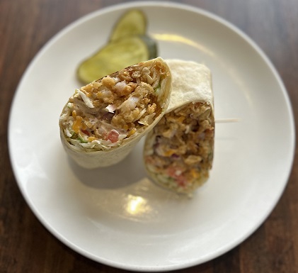 From the Grill – Southwest Shrimp Wrap