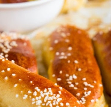 Bavarian Pretzel Bread Sticks